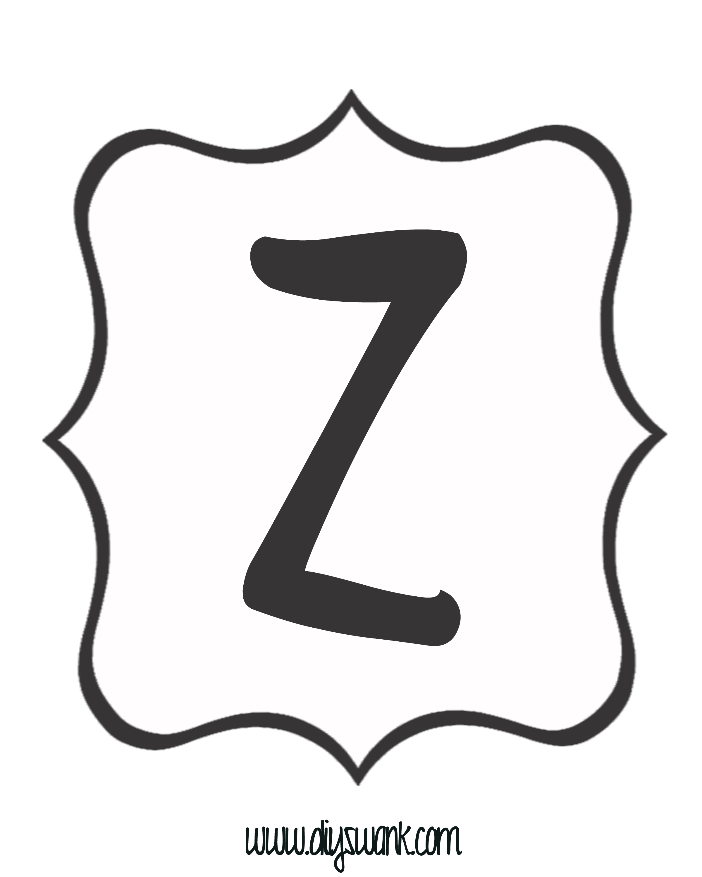 white-and-black-letter-z-diy-swank