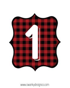 Buffalo Plaid Number 1