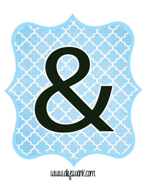 blue and black printable letters for banners swanky design company